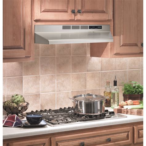 30 under cabinet hood in stainless steel|range hood 30 ducted.